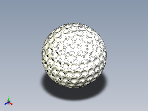 高尔夫球、高尔夫球小车、高尔夫球装备golf-ball-3d-model SW IGS.zip正等轴测缩略图