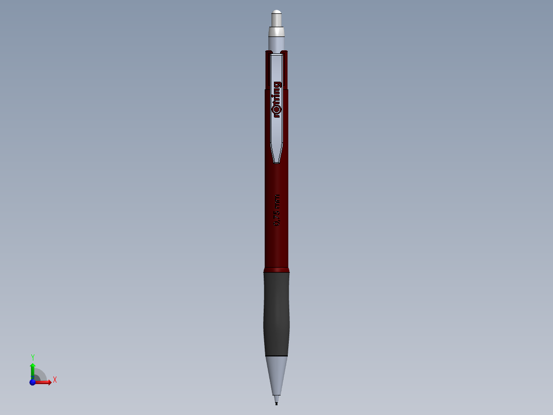 笔、中性笔、铅笔(34)前视图