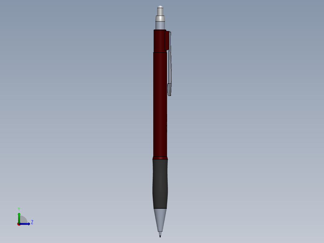 笔、中性笔、铅笔(34)左视图