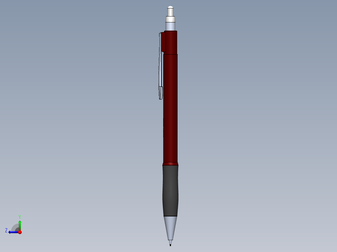 笔、中性笔、铅笔(34)右视图