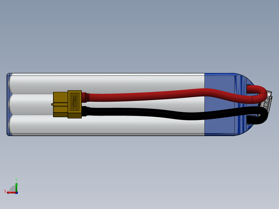 电池仓、电池(33)后视图