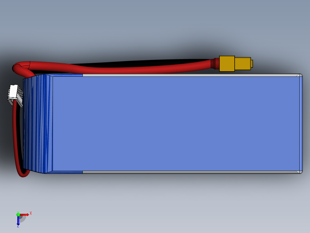 电池仓、电池(33)俯视图