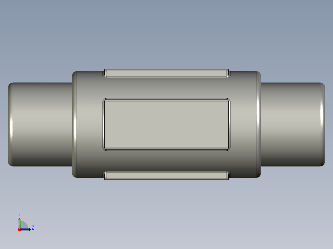 RCA 适配器 - 母头转母头左视图