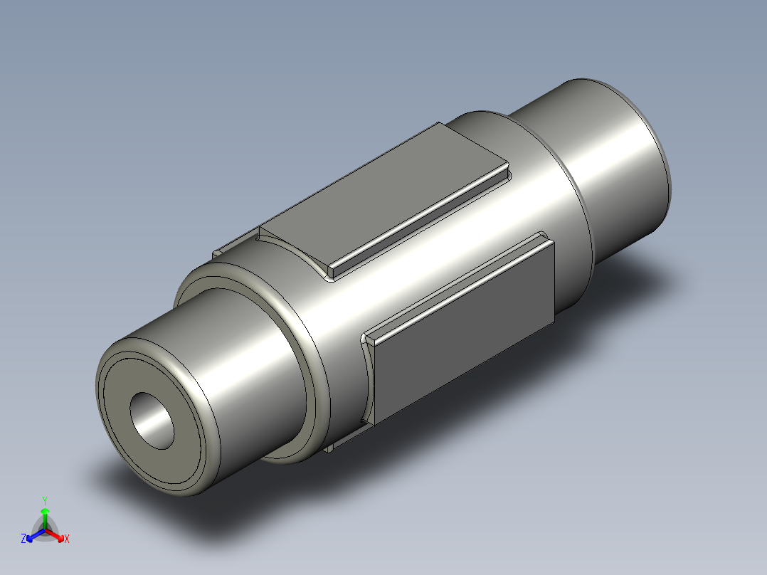 RCA 适配器 - 母头转母头正等轴测图