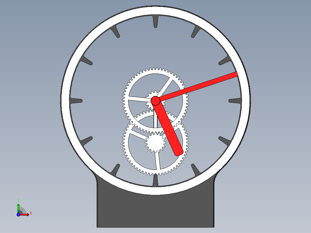 钟表、表(8)前视图