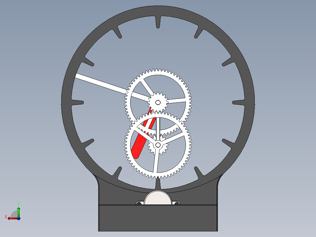 钟表、表(8)后视图