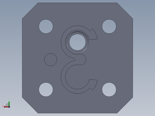 液压齿轮泵箱后视缩略图