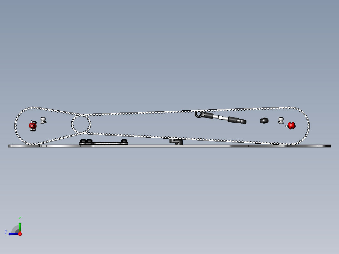 卡丁车 钢管车(92)左视图