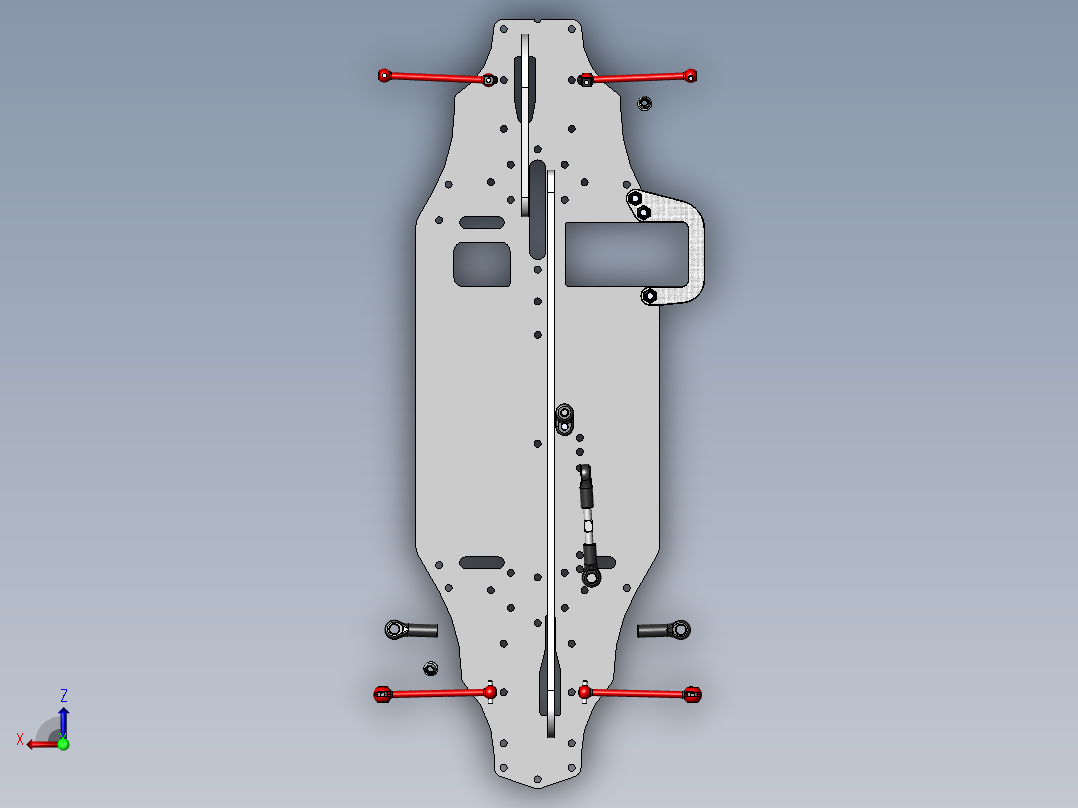 卡丁车 钢管车(92)俯视图