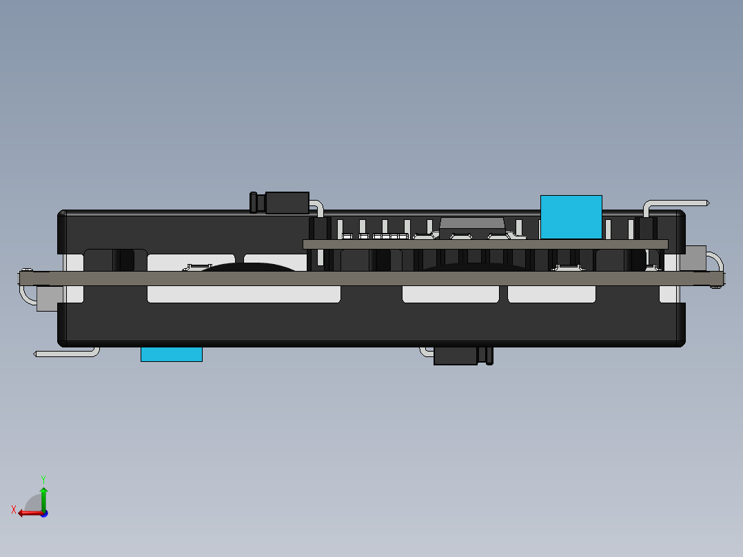 1602液晶显示器后视图