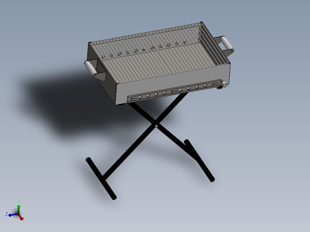 带折叠架的烧烤箱  SW18