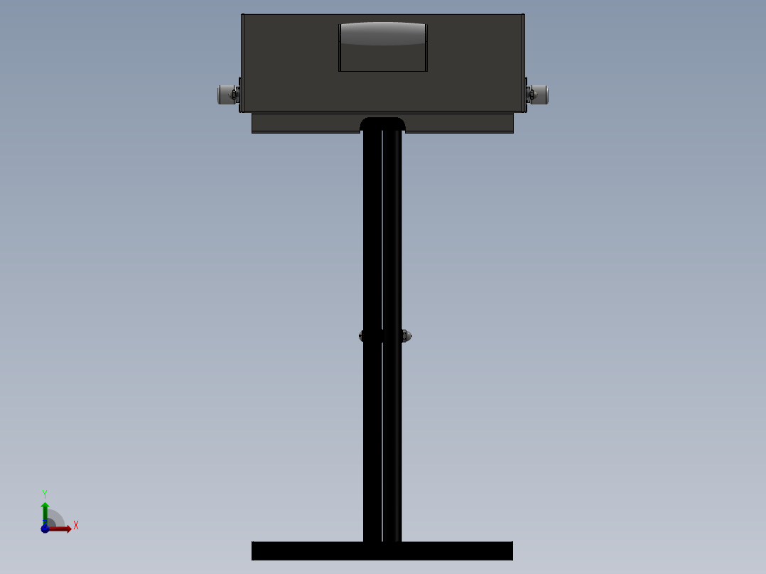 带折叠架的烧烤箱  SW18前视图