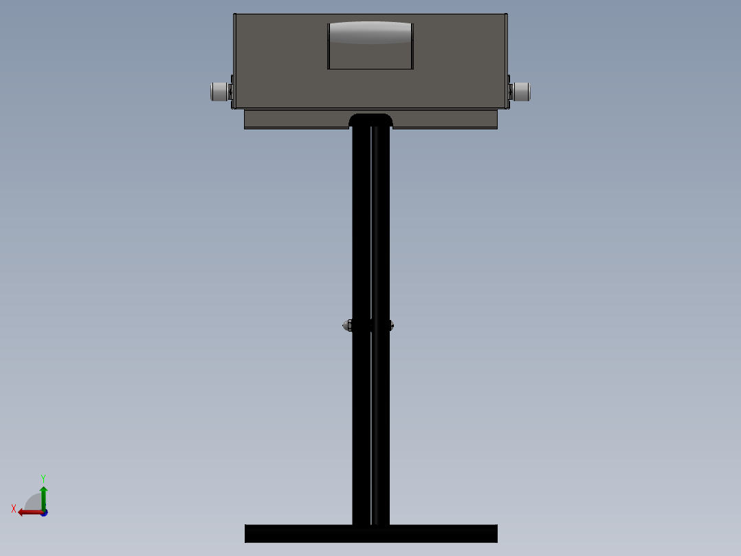 带折叠架的烧烤箱  SW18后视图