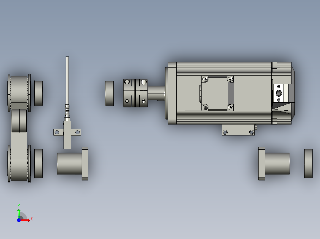 ZXHJ02A037A0-夹紧机构前视图