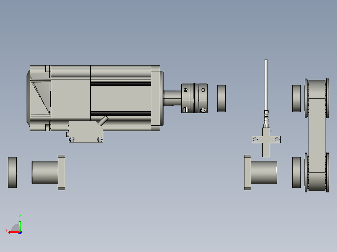 ZXHJ02A037A0-夹紧机构后视图