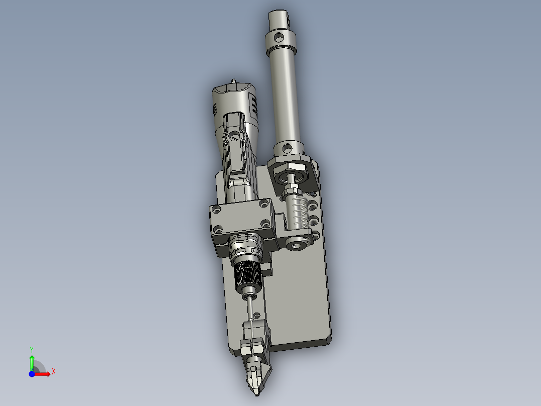锁螺丝模组1前视图