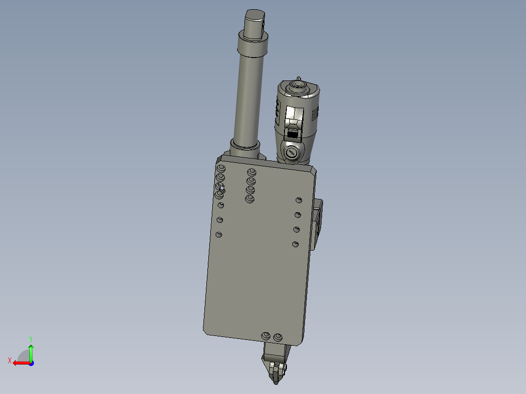 锁螺丝模组1后视图