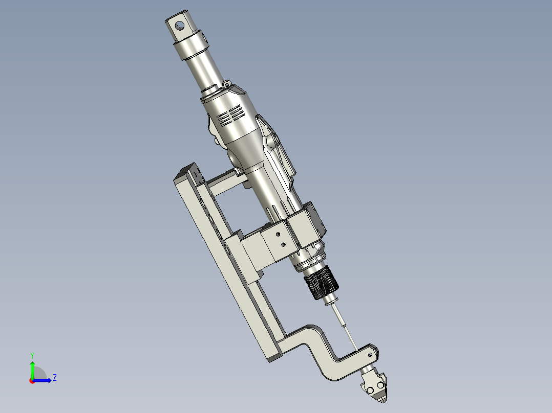锁螺丝模组1左视图