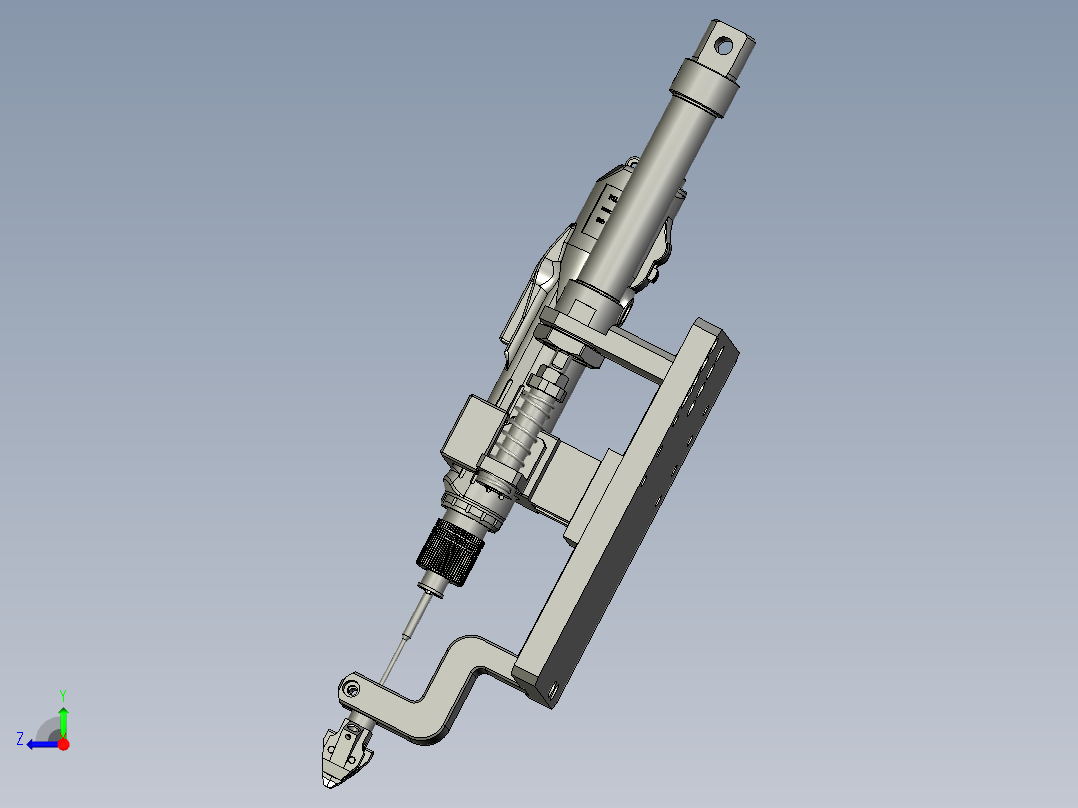 锁螺丝模组1右视图