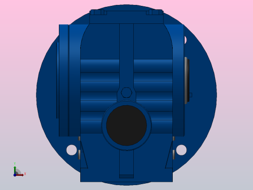 SAZ67ZP蜗轮蜗杆减速机SAZ67-13.27-M1-B-Φ40-P100前视缩略图