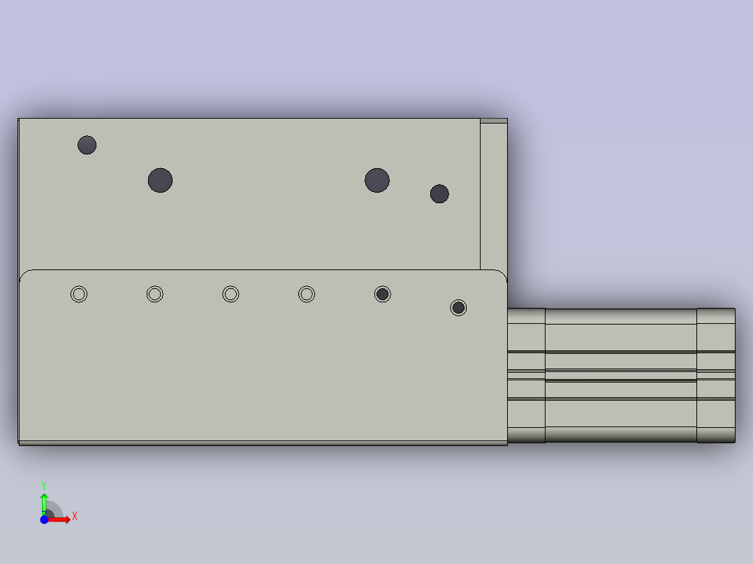 HE不锈钢分张器总装图ASMHR前视图