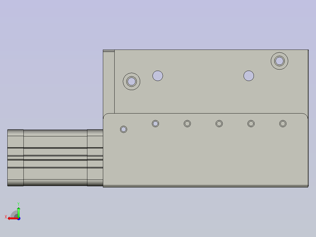HE不锈钢分张器总装图ASMHR后视图