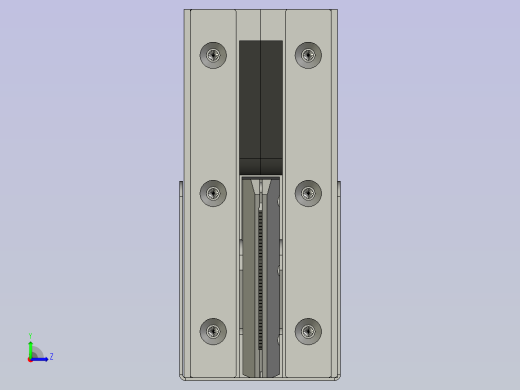 HE不锈钢分张器总装图ASMHR左视缩略图
