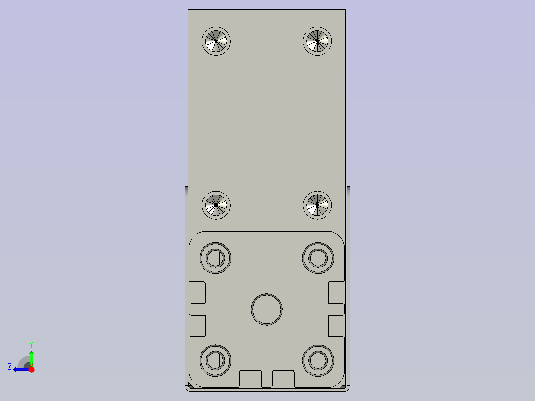 HE不锈钢分张器总装图ASMHR右视图