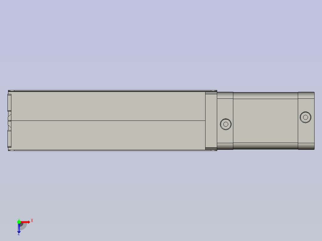 HE不锈钢分张器总装图ASMHR俯视图
