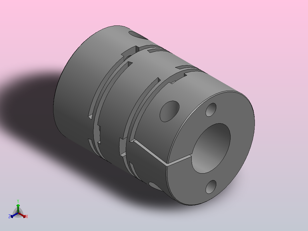 联轴器MCSLC32_12_14P正等轴测图