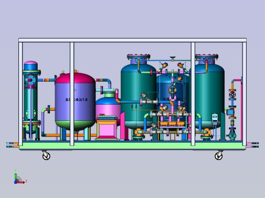 制氮制氧设备-移动撬装前视缩略图
