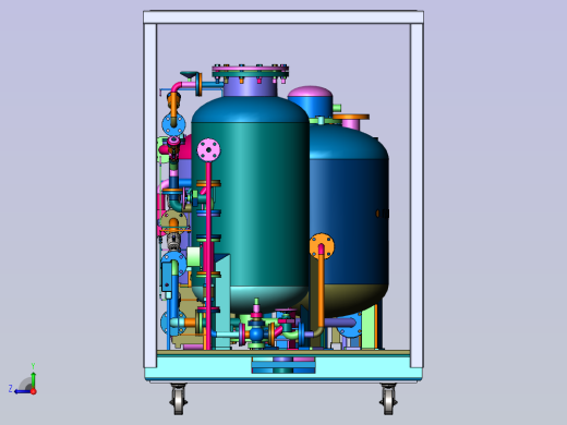 制氮制氧设备-移动撬装右视缩略图