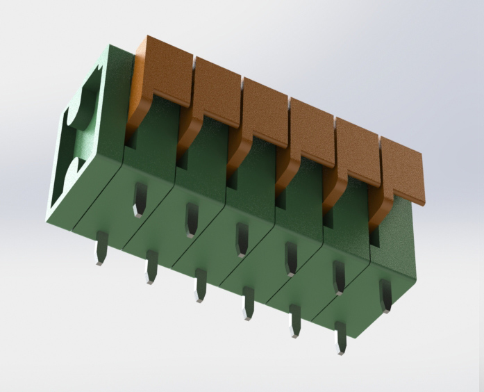 PCB弹簧接线端子DG142VKF142V508