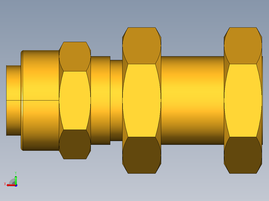 舱壁接头62PTBH 5后视图
