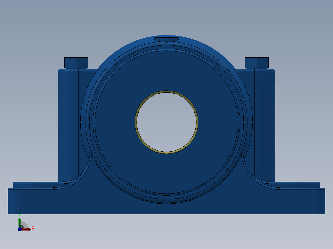 SN600系列[SN615-SSN615]轴承前视图