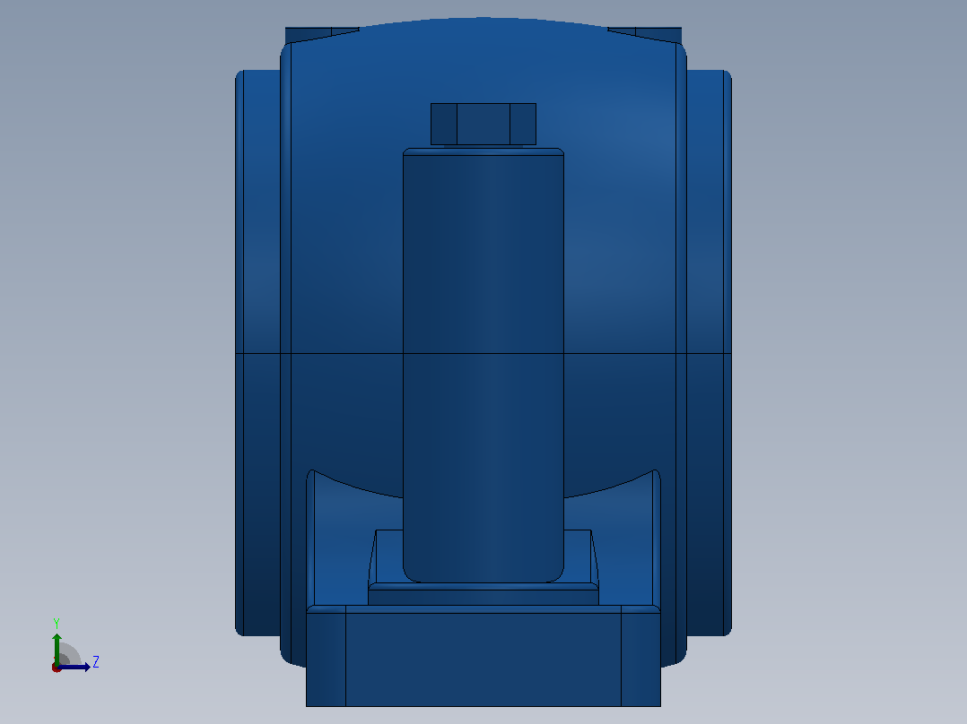 SN600系列[SN615-SSN615]轴承左视图