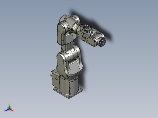 ABB IRB1100机器人IRB1100-580-rear正等轴测缩略图