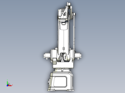 SRB300码垛机器人三维模型图纸前视缩略图