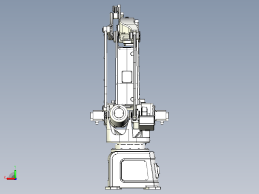 SRB300码垛机器人三维模型图纸后视缩略图