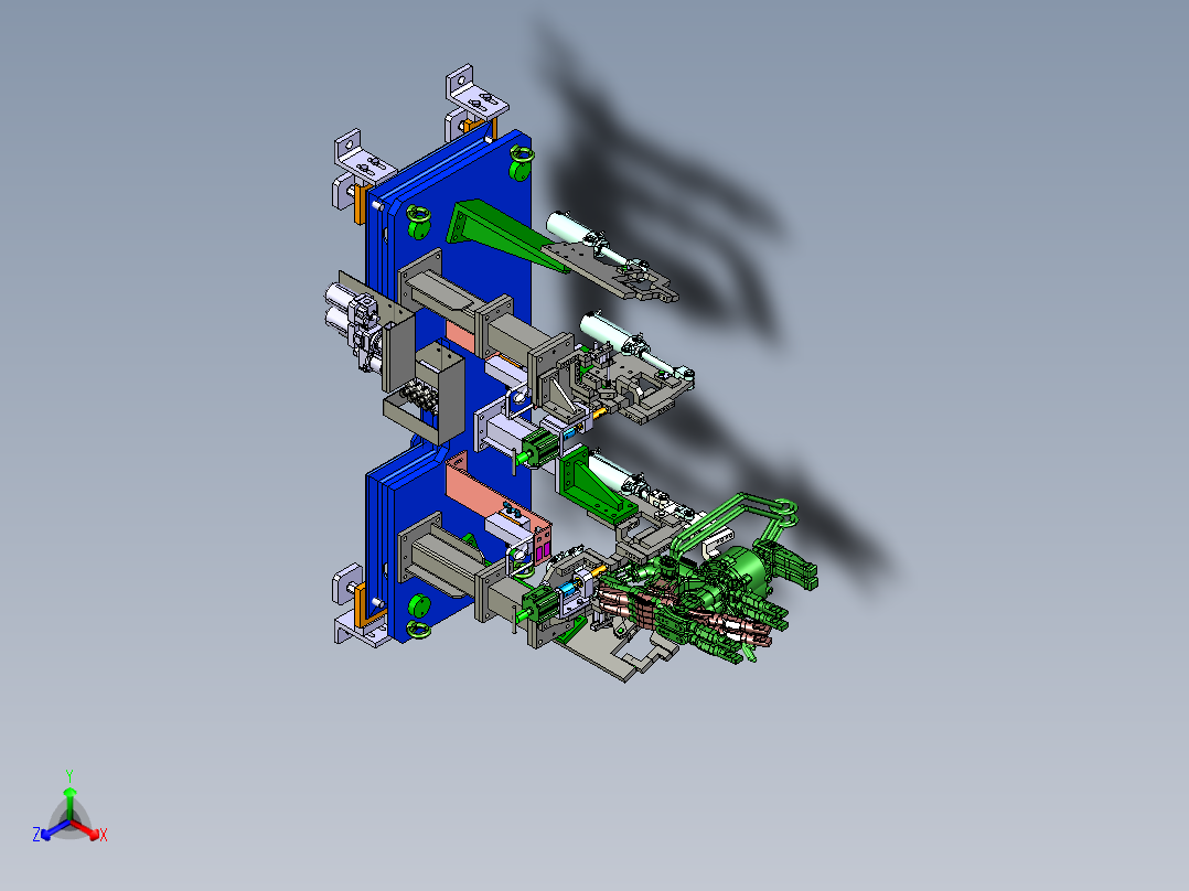 调整焊接夹具设备 