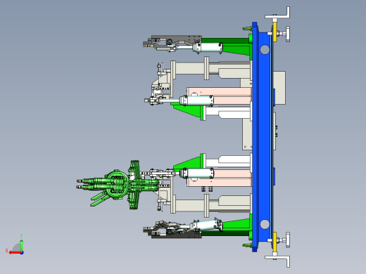调整焊接夹具设备 后视缩略图