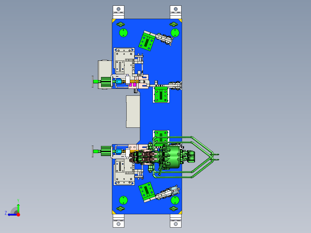 调整焊接夹具设备 右视图