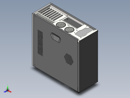 机箱正等轴测缩略图