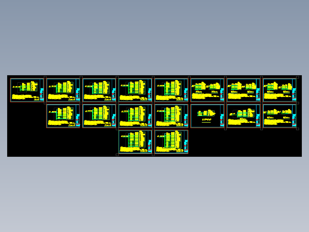 家居家装复式楼别墅样板房公寓配电系统CAD施工图图纸