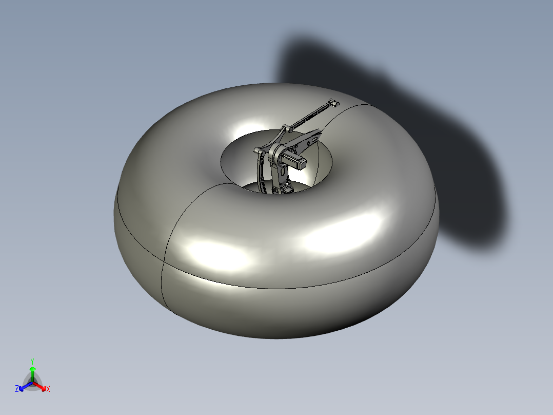 ER120-2400-PL 外部模型（STEP格式）正等轴测图