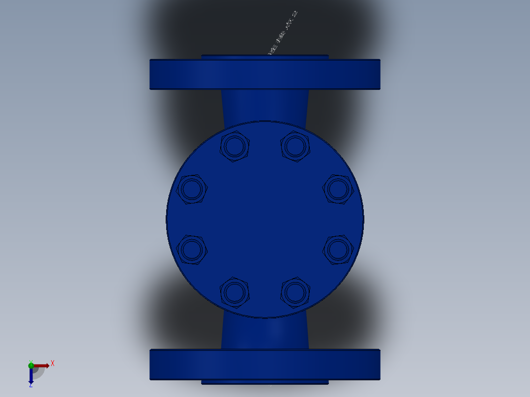 升降式止回阀-铸铁 DN15-DN300俯视图