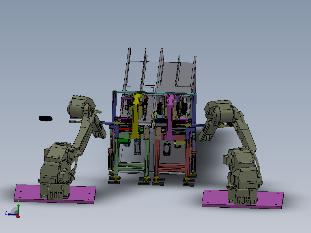 129皮带轮机器人上下料设备(1)