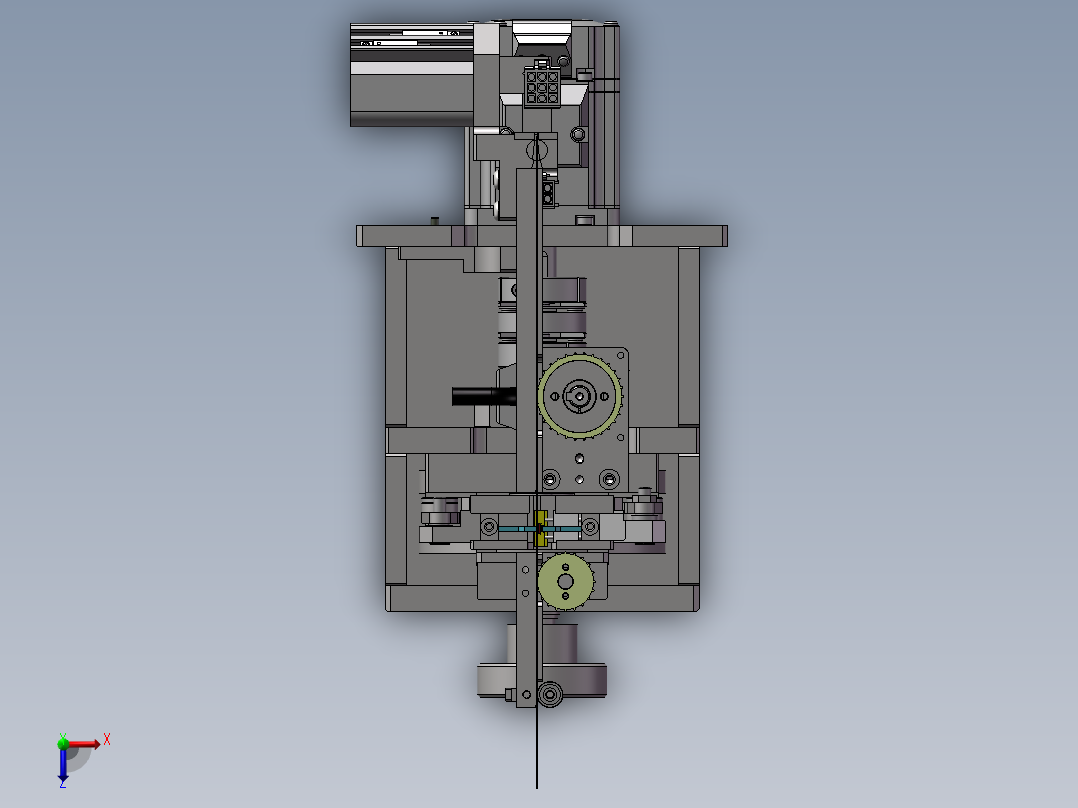 B26_typeC ️ 高速插针机俯视图