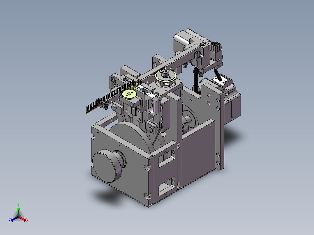 B26_typeC ️ 高速插针机正等轴测图
