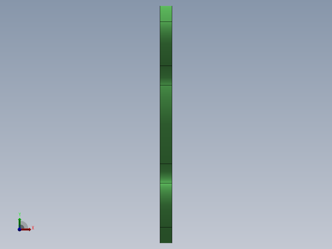 SW建模练习题-exercise 135前视图